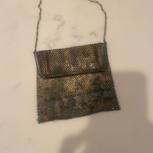 Glamorous Metallic Mesh Wristlet